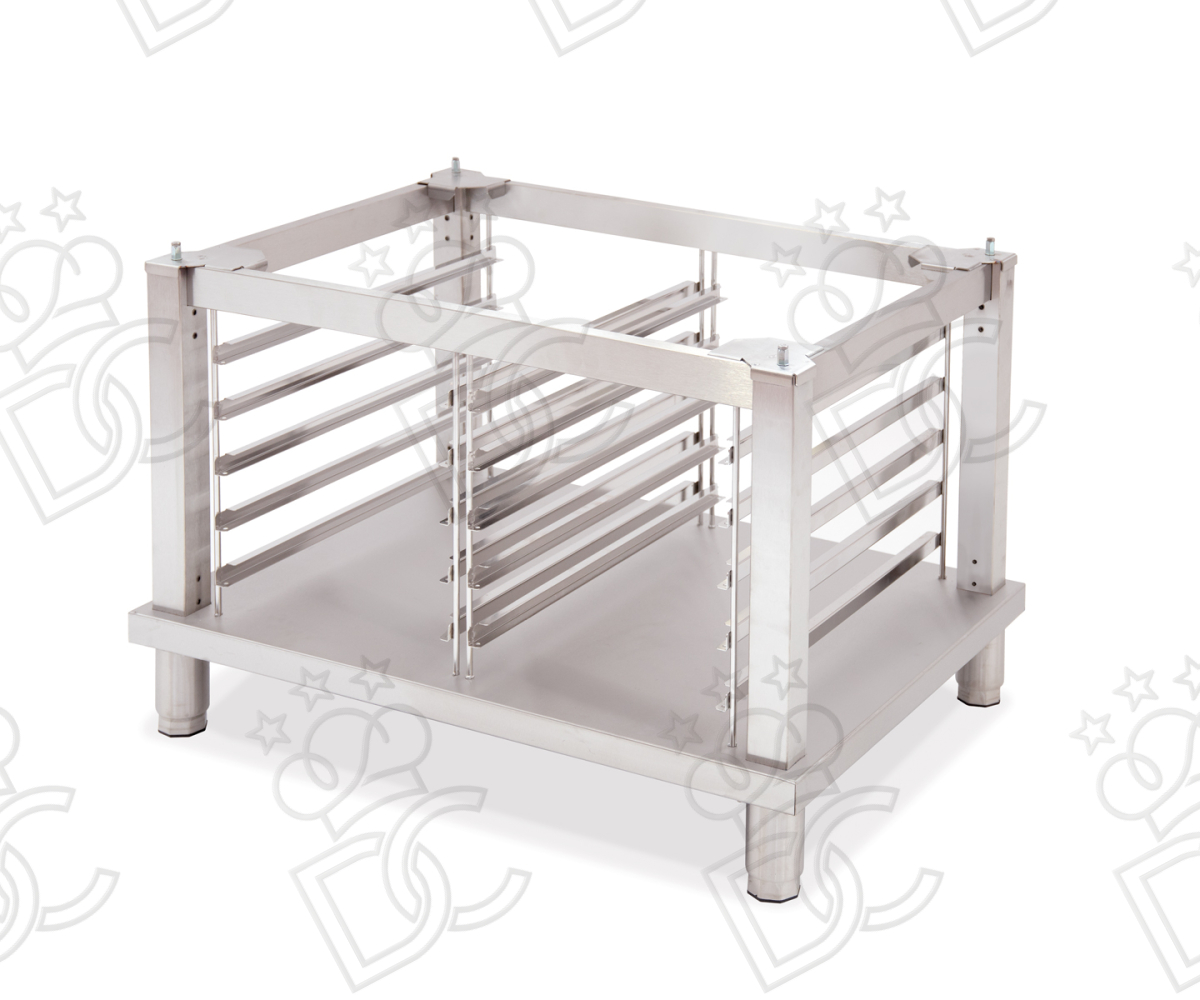 Supporto per forno - Basso Aperto con Portateglie EN 60x40
