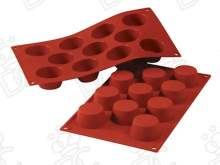 Moule en silicone alimentaire pour N°11 Small Muffin mm ø51 x 28 h