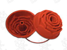 Tortiera in silicone alimentare per Rosa mm Ø220x100h