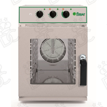 Four électrique compact pour gastronomie à convection/vapeur directe - 6 Plaques GN1/1