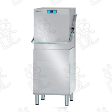 Hood-Type Dishwasher - 50x50 Basket - LCD Control Panel - Built-in Automatic Water Softener