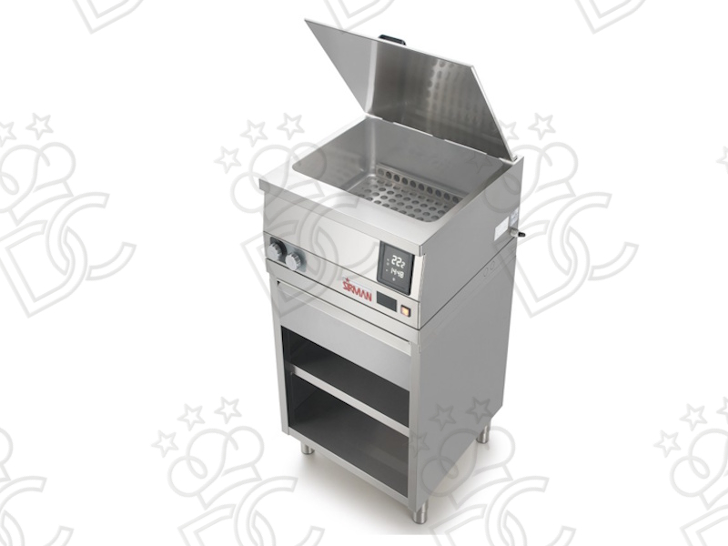 Softcooker Maxi 70 sur meuble inox