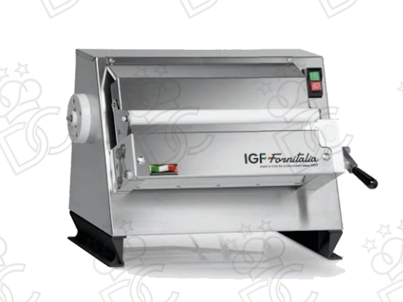 Laminoir SPT30 - rouleaux inox 30 cm - avec coupe-pâte - Largeur de coupe 1,5 mm