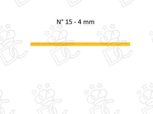 Filière n° 15 en bronze pour spaghetti mm 4