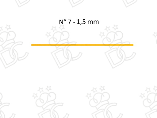 Filière n° 7 en téflon pour spaghetti mm 1,5