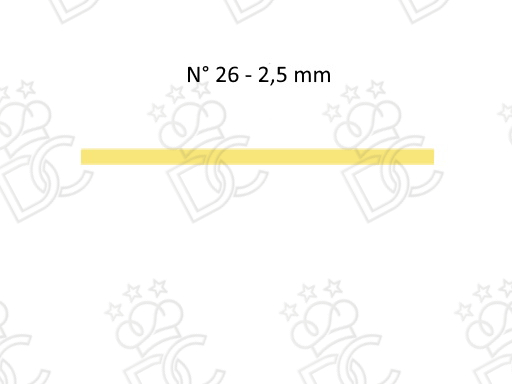 Trafila in teflon n. 26 per spaghetti quadri mm 2,5