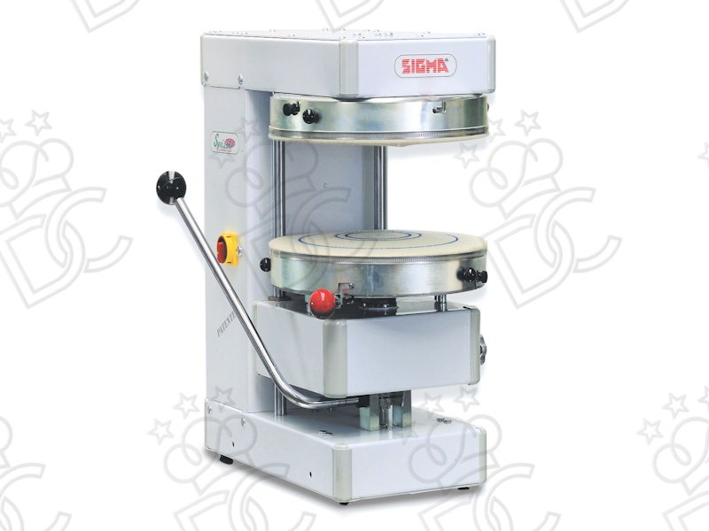 Formatrice per Pizza a Freddo - Diametro Piatto 40 Cm - Pizza con Bordo - Manuale