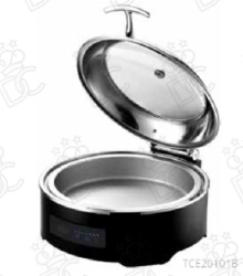 Chafing dish with glass lid
