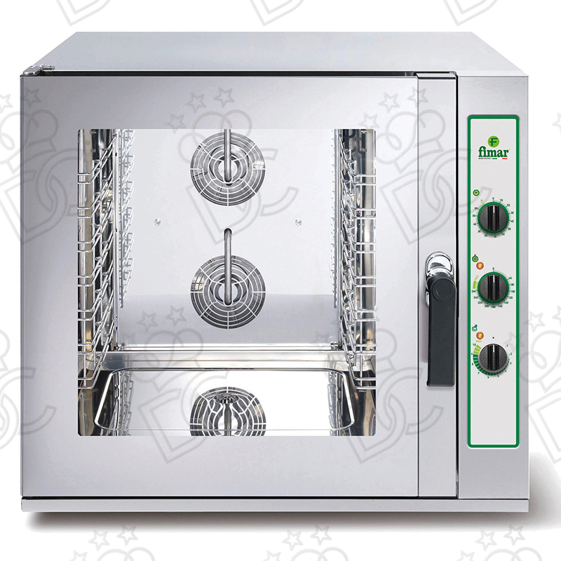 Fours électriques à convection / vapeur directe - Commandes mécaniques - 6 plaques GN1/1 ou EN 60x40