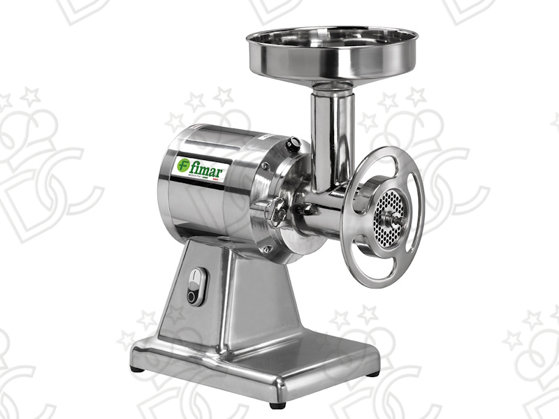 Meat Mincer 22TE - mouth ø 52 mm - removable grinding unit in aluminum - single-phase