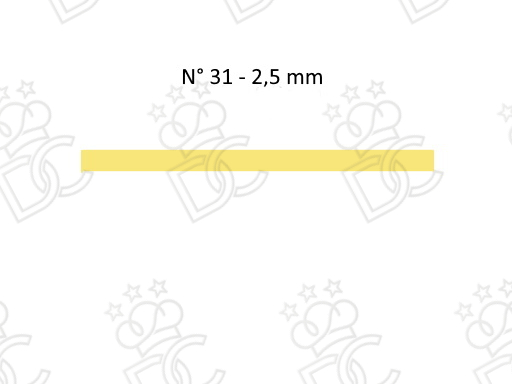 Trafila n. 31 in bronzo per tagliatelle mm 2,5