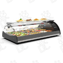 Self-service refrigerated display cases
