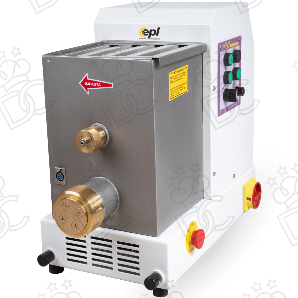 Estrusore per pasta fresca - 15Kg/h - V