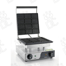 Macchina Waffle rettangolare - piastra teflonata