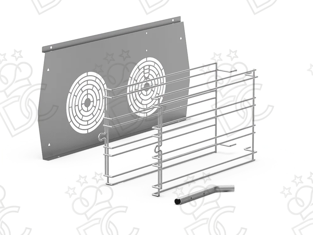 Adattamento supporti laterali 600x400 per forni LineMiss 600x400