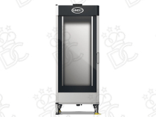 Proofer with integrated manual control - 16 trays 60x40 cm for Unox ovens