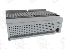 Gas yakitori grill - 60x27 cm grilling surface