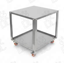 Stainless steel cutlery drying trolley