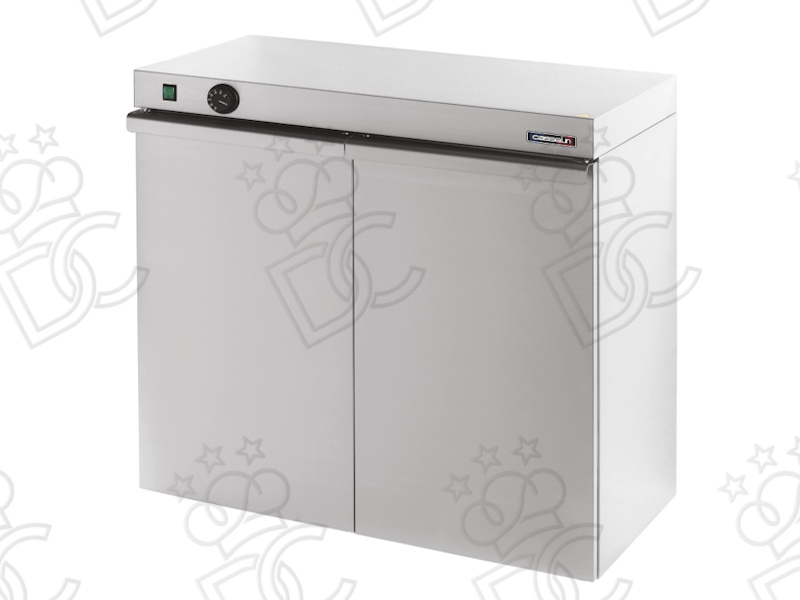 Meuble chauffe-assiettes - capacité 120 assiettes Ø 350 mm
