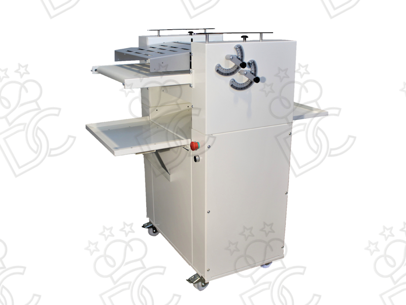 Bread moulder for rolled bread, 2 rollers