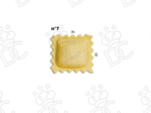 Ravioli mold No. 7 - Size mm 35x30 - Weight g 5