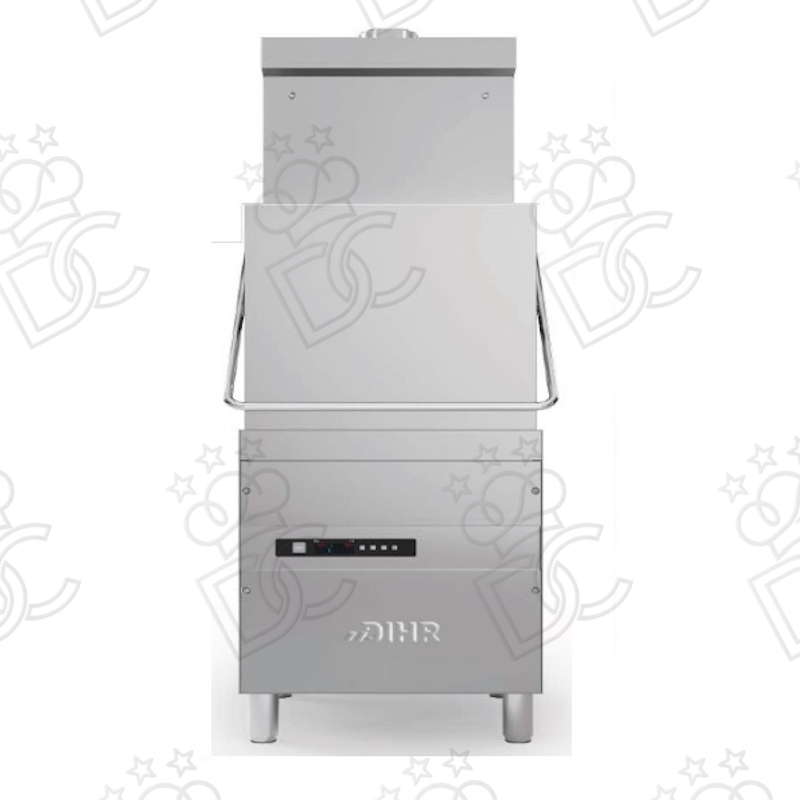 Hood-type electronic dishwasher - 12 / 72 racks/h