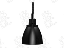 Lampada riscaldante ad infrarosso in alluminio anodizzato nero opaco  - entra per conoscere le varie opzioni