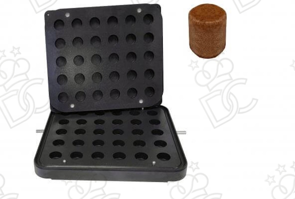 Cylinder plate for choux pastry
