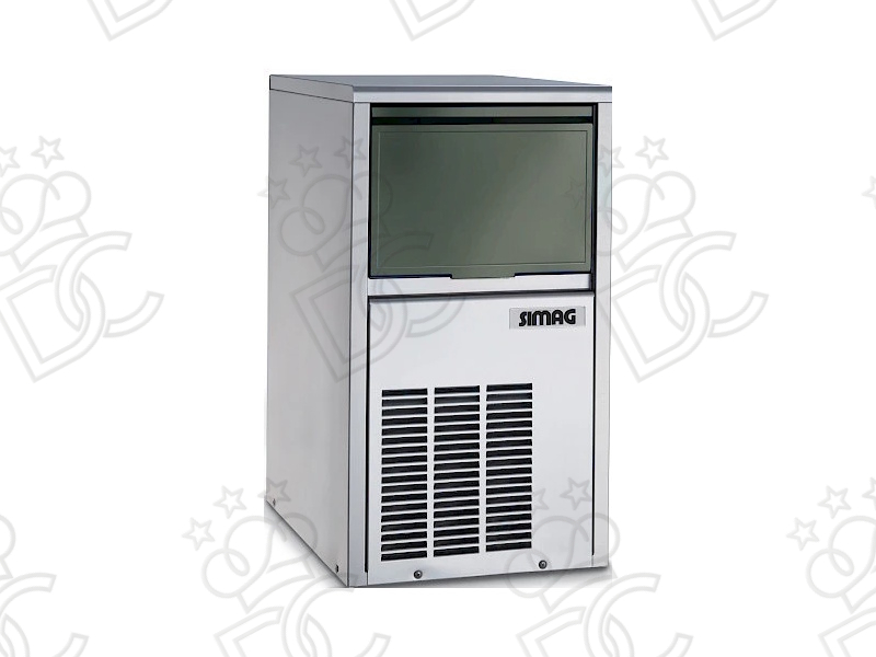 Produttore di ghiaccio cubetto pieno standard - Produzione 24/h: 20Kg