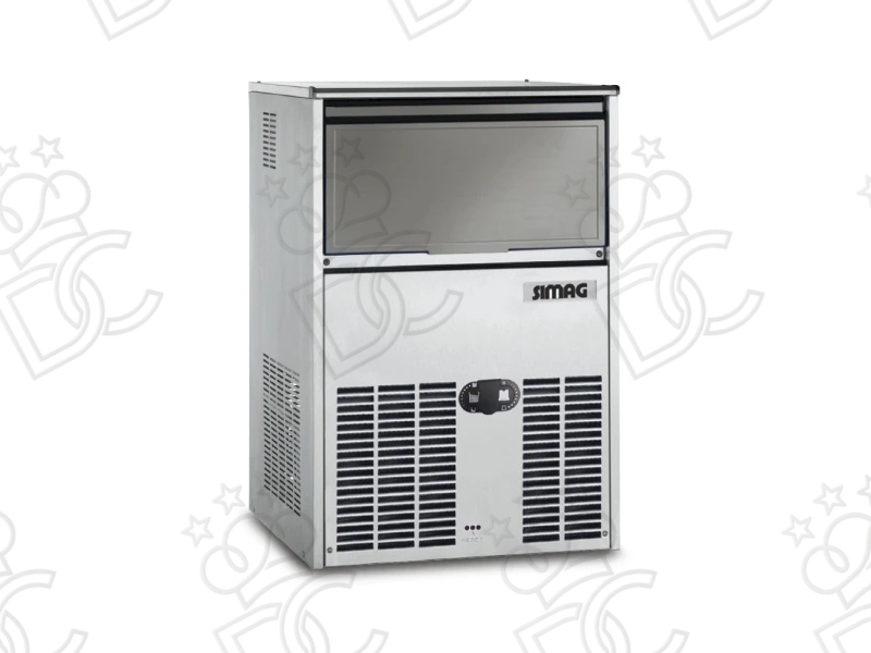 Produttore di ghiaccio cubetto pieno standard - Produzione 24/h: 43Kg
