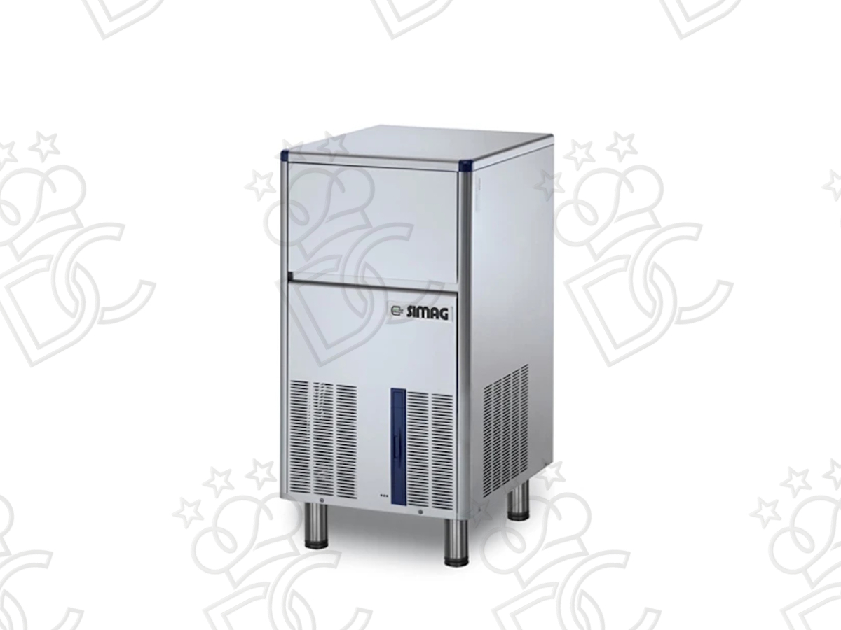 Produttore di ghiaccio cubetto cavo - Produzione 24/h: 50 Kg