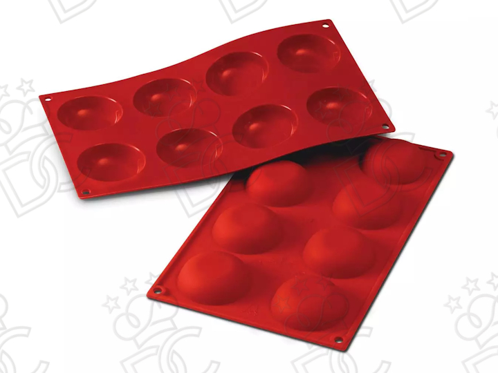 Moule en silicone alimentaire pour N°8 Krapfen mm Ø60 x 20 h