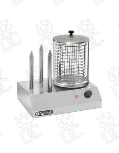 Machine à cuire les hot-dogs à la vapeur et 3 pics pour pain