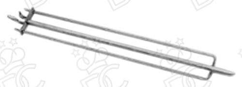 Double skewer in Stainless Steel